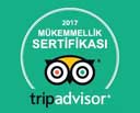 tripAdvisor mükemmellik sertifikası